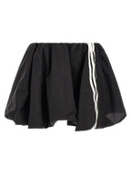 Y-3 Black Polyamide Long Skirt
