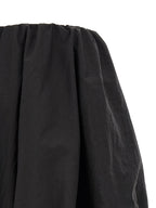 Y-3 Black Polyamide Long Skirt