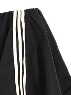 Y-3 Black Polyamide Long Skirt