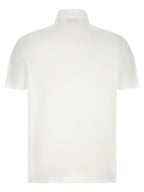 ZEGNA White Cotton Polo Shirt