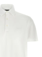 ZEGNA White Cotton Polo Shirt