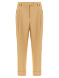 Alberto Biani Beige Cotton Casual Pants
