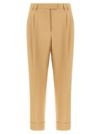 Alberto Biani Beige Cotton Casual Pants