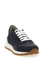 Brunello Cucinelli Blue Polyester Athletic Sneakers