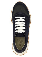 Brunello Cucinelli Blue Polyester Athletic Sneakers
