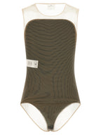 Courrèges Black Polyester Bodysuit