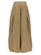 Palm Angels Beige Polyamide Casual Pants