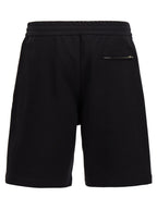 Alexander McQueen Black Cotton Bermuda Shorts