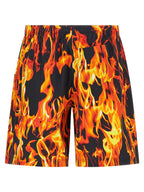 Vetements Multicolor Cotton Bermuda Shorts
