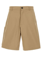 Department 5 Beige Cotton Bermuda Shorts