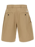 Department 5 Beige Cotton Bermuda Shorts