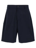 Department 5 Blue Cotton Bermuda Shorts