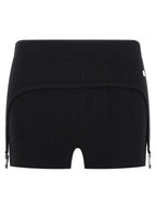 Jean Paul Gaultier Black Cotton Bermuda Shorts