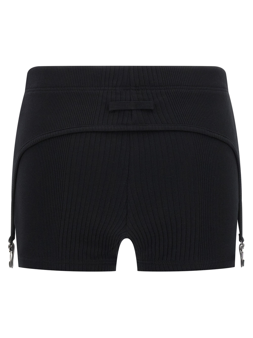 Jean Paul Gaultier Black Cotton Bermuda Shorts