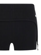 Jean Paul Gaultier Black Cotton Bermuda Shorts