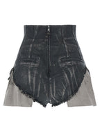 DRKSHDW Brown Cotton Bermuda Shorts