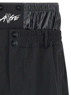 MONCLER GENIUS Black Polyamide Bermuda Shorts