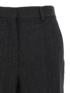 Max Mara Black Virgin Wool Bermuda Shorts