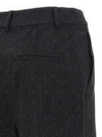 Max Mara Black Virgin Wool Bermuda Shorts