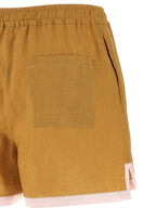 Marni Bicolor Calfskin Bermuda Shorts