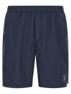Brunello Cucinelli Blue Polyester Bermuda Shorts