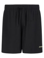 Casablanca Black Silk Bermuda Shorts