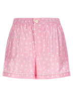 Moschino Multicolor Silk Bermuda Shorts