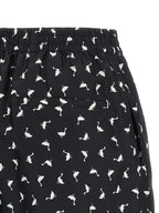 Moschino Bicolor Silk Bermuda Shorts