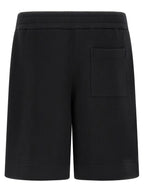 Jil Sander Black Cotton Bermuda Shorts