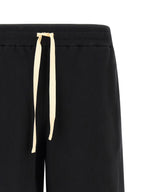 Jil Sander Black Cotton Bermuda Shorts