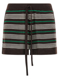 P.A.R.O.S.H. Brown Wool Bermuda Shorts
