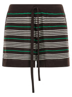 P.A.R.O.S.H. Brown Wool Bermuda Shorts