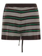 P.A.R.O.S.H. Brown Wool Bermuda Shorts