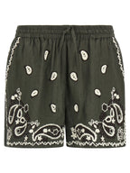 P.A.R.O.S.H. Bicolor Linen Bermuda Shorts