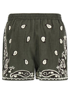 P.A.R.O.S.H. Bicolor Linen Bermuda Shorts