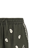 P.A.R.O.S.H. Bicolor Linen Bermuda Shorts