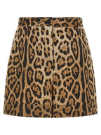 Dolce & Gabbana Brown Cotton Bermuda Shorts
