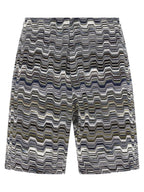 Missoni Bicolor Cotton Bermuda Shorts
