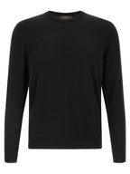 ZANONE Black Cotton Cardigan