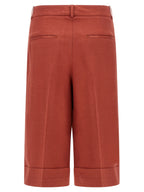 Peserico Multicolor Viscose Bermuda Shorts