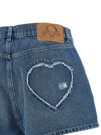 Moschino Blue Cotton Bermuda Shorts
