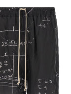 Rick Owens Bicolor Viscose Bermuda Shorts