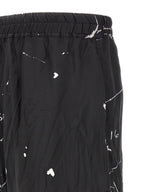 Rick Owens Bicolor Viscose Bermuda Shorts