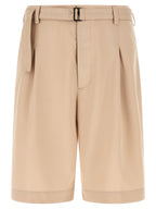 CELLAR DOOR Beige Polyester Bermuda Shorts