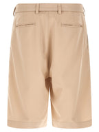 CELLAR DOOR Beige Polyester Bermuda Shorts