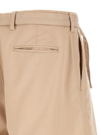 CELLAR DOOR Beige Polyester Bermuda Shorts