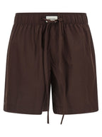 Entire Studios Brown Cotton Bermuda Shorts