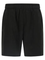 Entire Studios Black Cotton Bermuda Shorts
