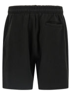 Entire Studios Black Cotton Bermuda Shorts