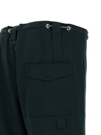 Kiko Kostadinov Bicolor Virgin Wool Bermuda Shorts